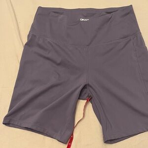 DKNY Women's Lavender Bike Shorts Large